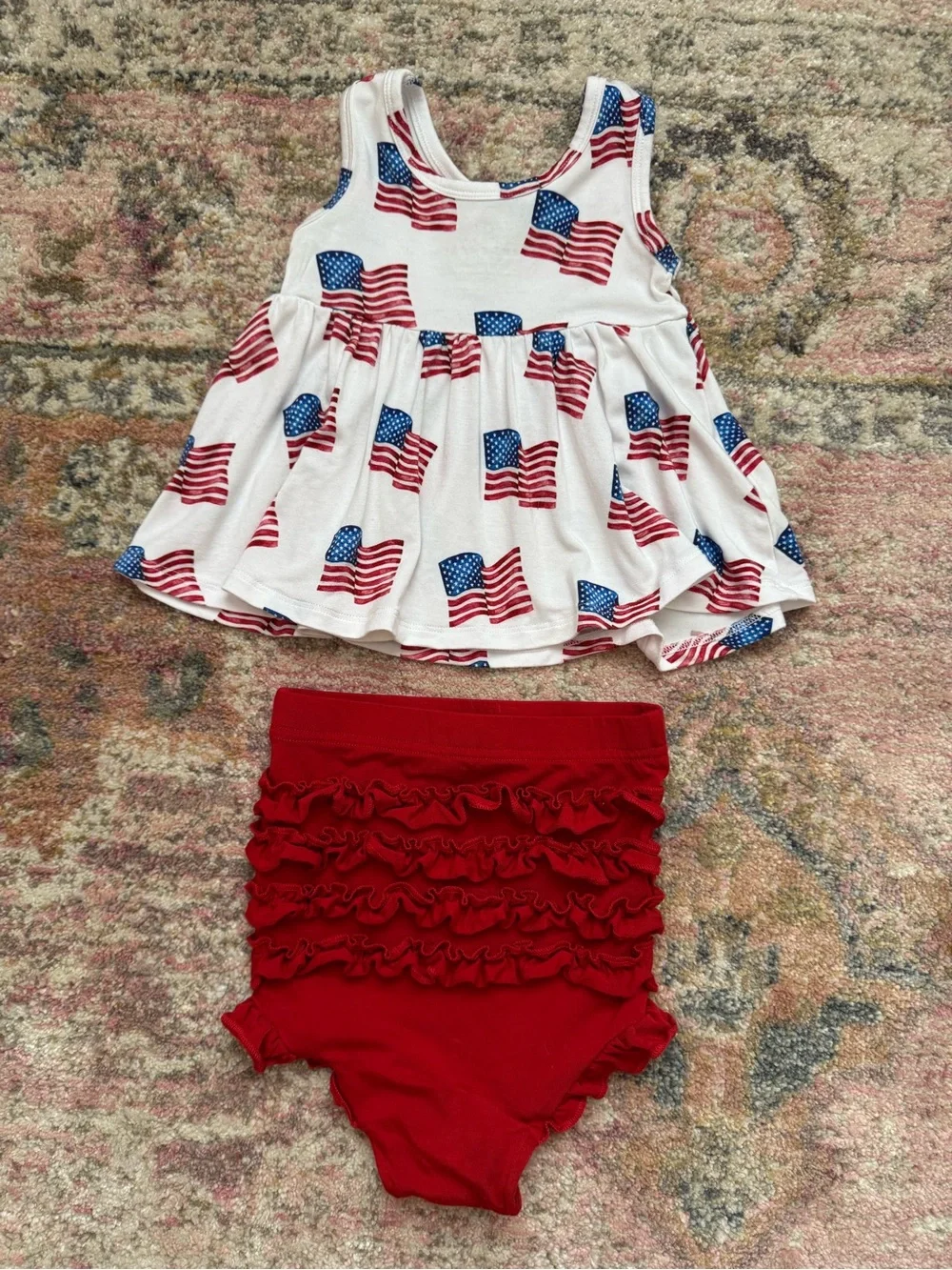 Bums & Roses tank and bloomer set